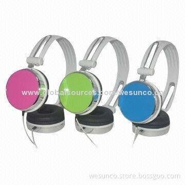 Popular computer headphone w/ long cable, can do many design, suitable for iPhone and iPad